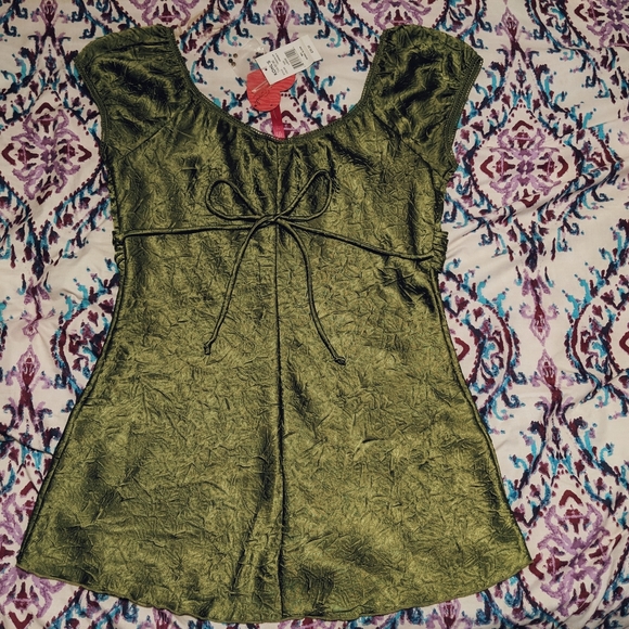 Heart Soul Green Blouse - Picture 4 of 11